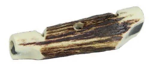 Eurohunt Hundepfeife aus Hirschhorn, mit Triller & Pfiff, 7cm Schnäppchen